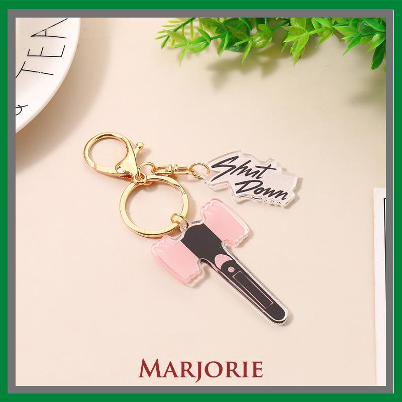 Gantungan Kunci Mini Key Chuain Lucu Kpop Keychain Akrilik Mendukung Aksesoris-MJD