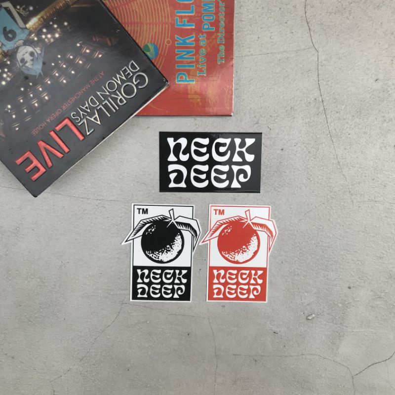 

STICKER SET BAND NECKDEEP 3pcs | STICKER BAND PREMIUM | STICKER BAND | STICKER PREMIUM QUALITY | NECKDEEP