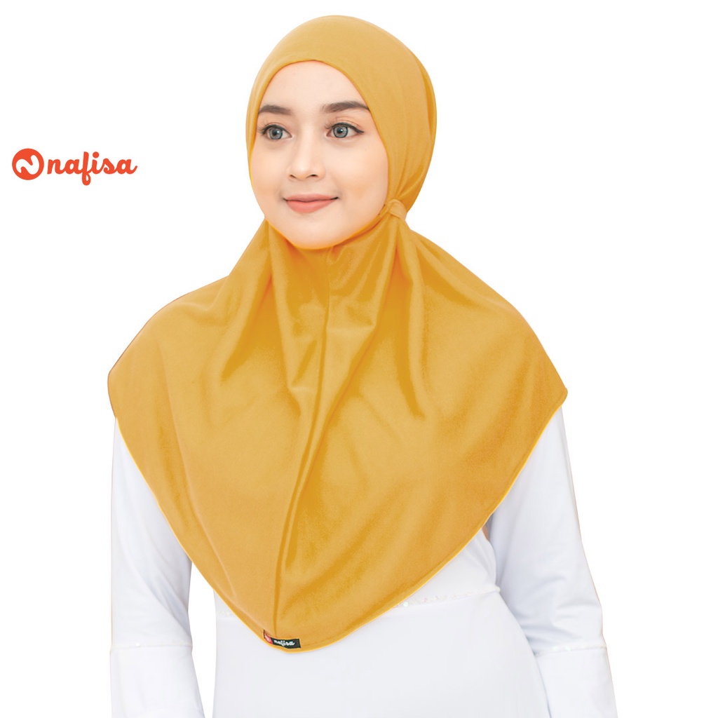 Part 1/5 - hijab anak At Home - Kerudung Instan Tali - Jilbab Kaos Non Pet Size XS-M