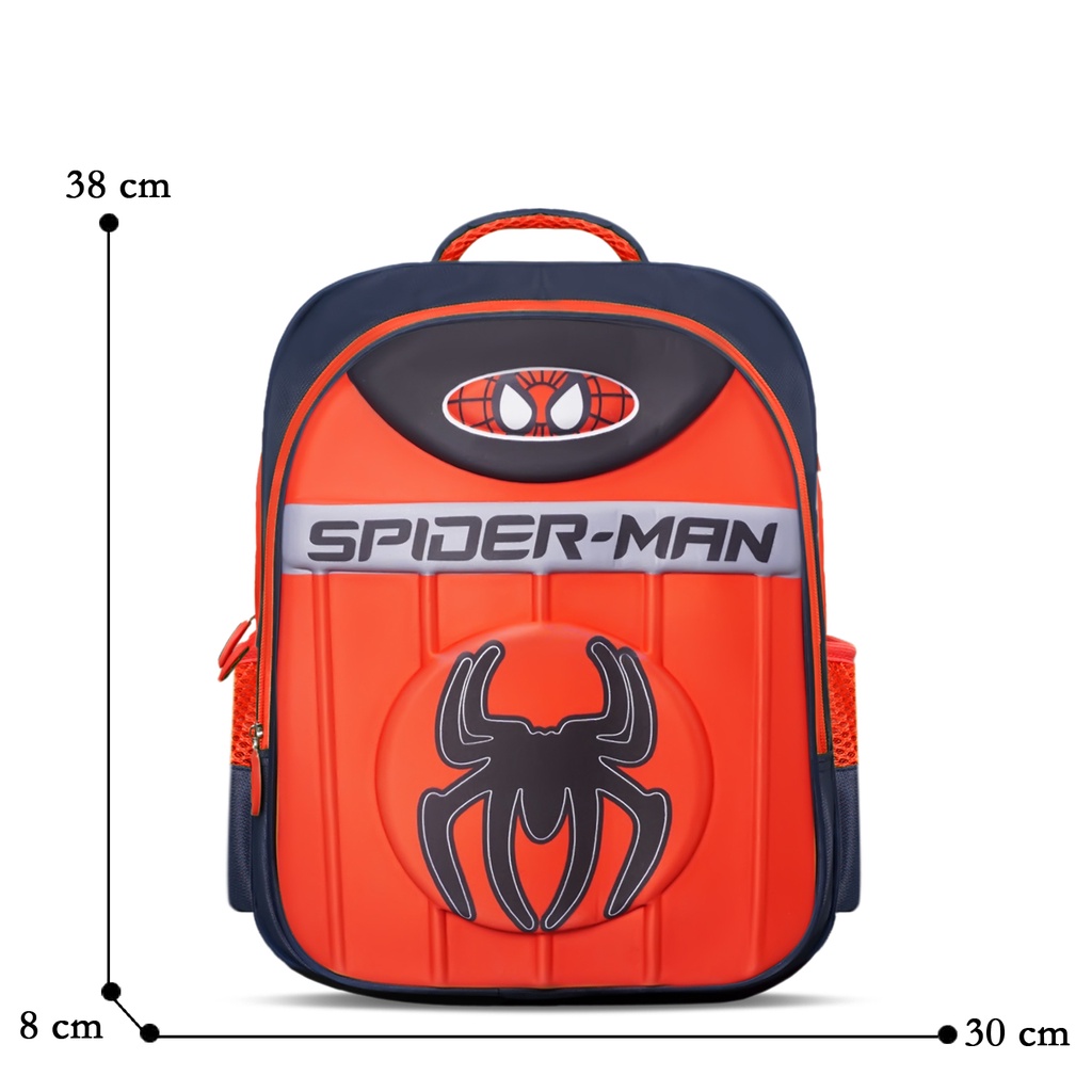 Newtonkids - Tas Ransel Sekolah Embos Super Hero/Tas Sekolah Anak TK-SD/Ransel Anak Karakter/Tas Ransel Batok/Tas Ransel Sekolah Import