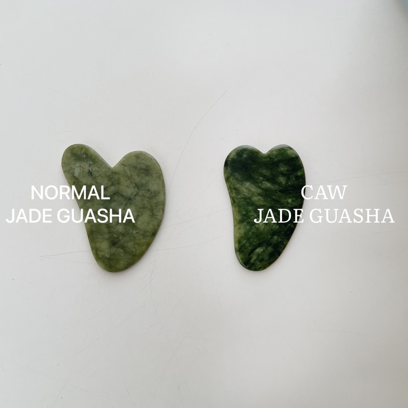 [MINIFRIDGE] Alat Pijat Wajah 100% Asli Batu Giok Jade Roller Guasha Massage Gua Sha CAW