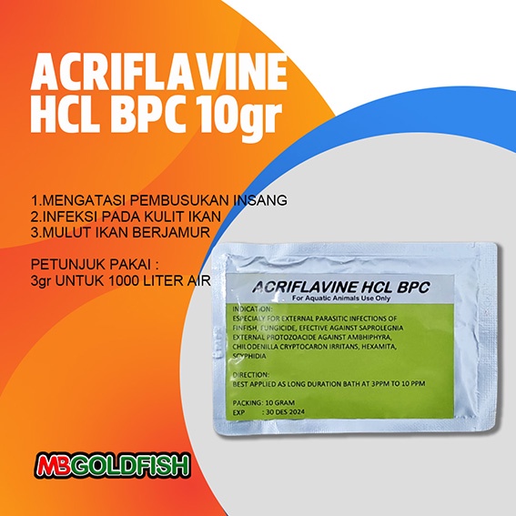 ACRIFLAVINE HCL BPC BUBUK 10gr