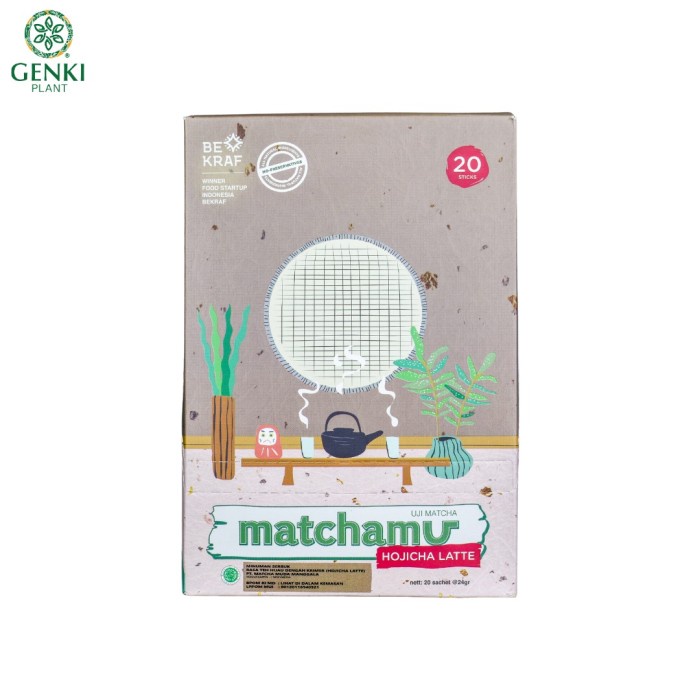 

MATCHAMU HOJICHA LATTE - 20 PCS