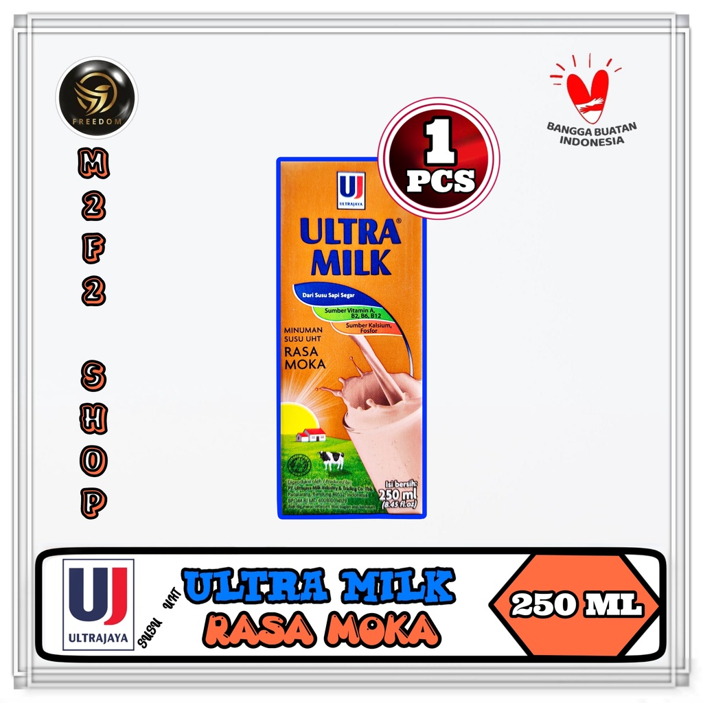 

Susu Ultra Milk Rasa Moka Kotak UHT - 250 ml (Kemasan Satuan)