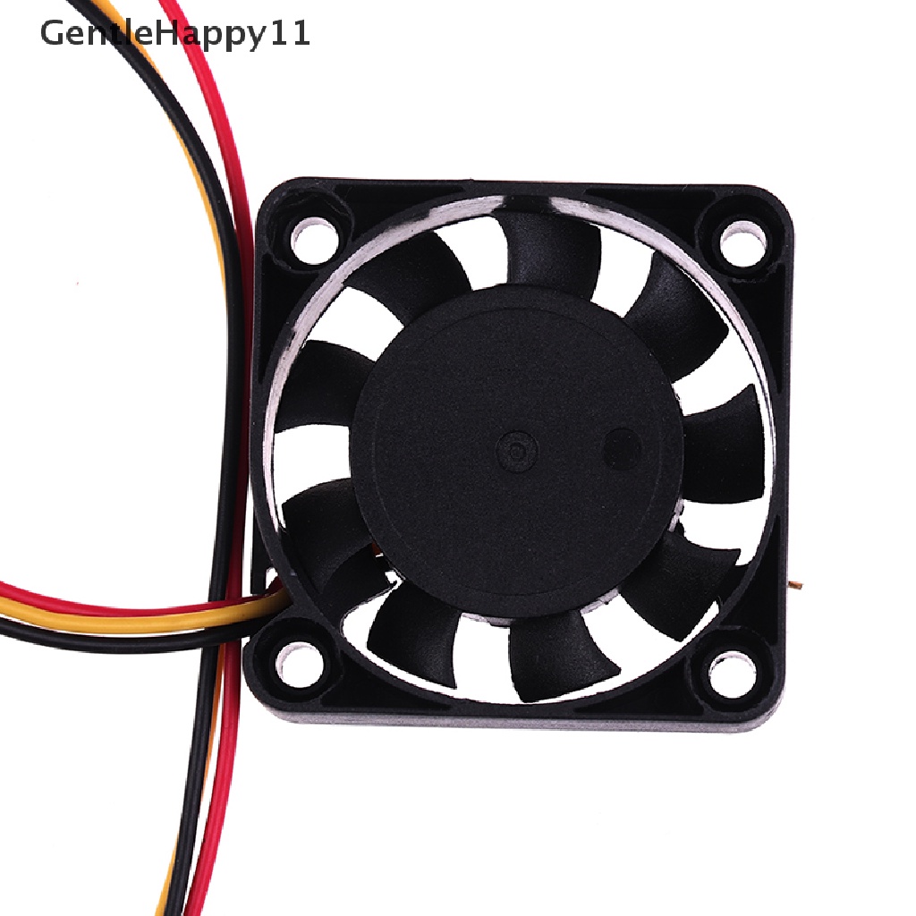 Gentlehappy 1Pc 4010 40MM 40 * 40 * 10kipas Pendingin 12V 0.8W 0.06A 3Pin Pendingin Heatsink Mini Fan id