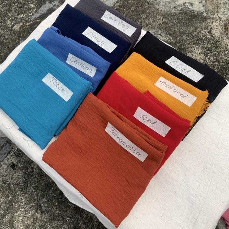 ㆅ Kain Rayon Cey Airflow Crinkle Premium Wrinkled NEW PRODUCT 2195 ✯