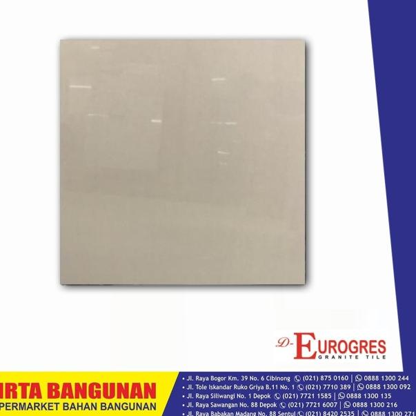 D-EUROGRES GRANITE 60 X 60 CM CREME MARBEL/ GRANIT LANTAI KW1 1,44 M2