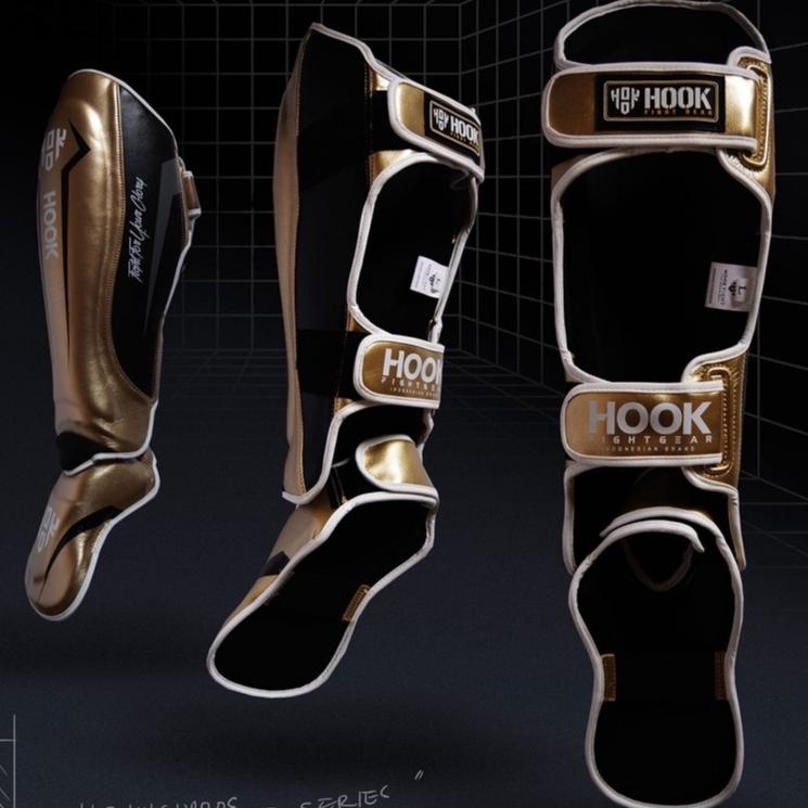 Jual Pelindung Kaki Muay Thai Hook Fight Gear, Shin Guard Muaythai Hook
