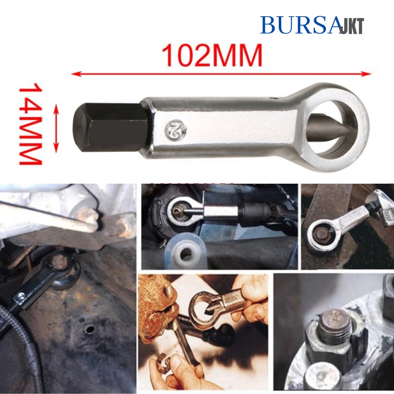 NO 2 12 - 16 MM EXTRAKTOR BUKA BAUT / SPLITTER NUT BOLT EXTRAKTOR
