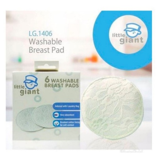 Little Giant LG 1406 Washable Breast Pads 6pcs