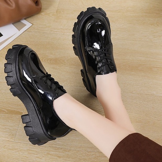 SW15 Sepatu Docmart Tali Wanita Import Korea - Sepatu Import Sneakers Wanita