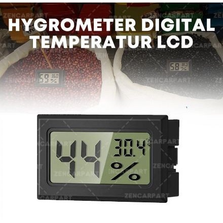 HYGROMETER Thermometer mini LCD Display Alat Pengukur Suhu dan Kelembaban ruangan