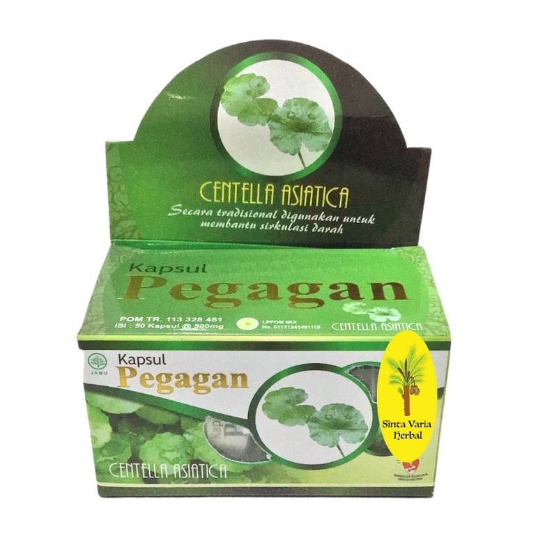 Kapsul pegagan Griya Annur 50 kapsul,pegagan,daun pegagan