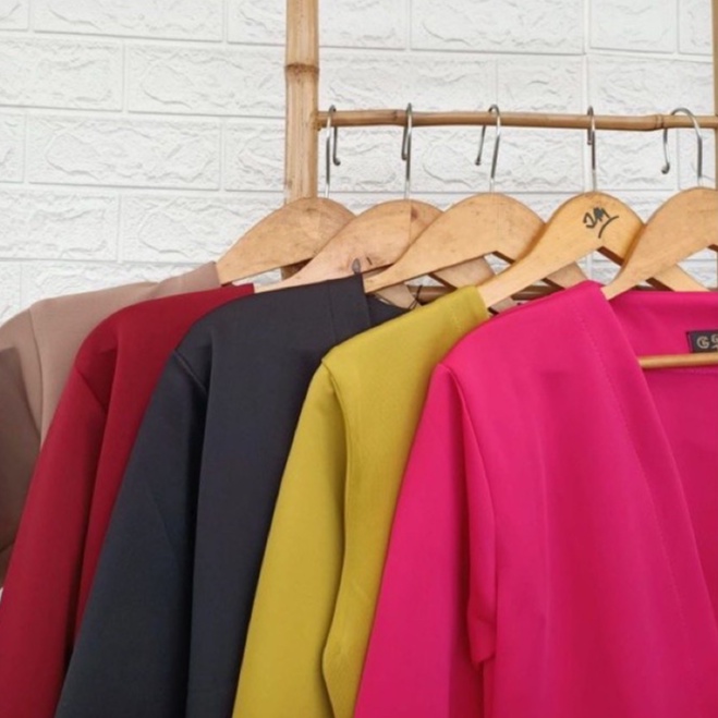 NABILA BLAZER SCUBA / BLAZER POLOS SCUBA PREMIUM WANITA