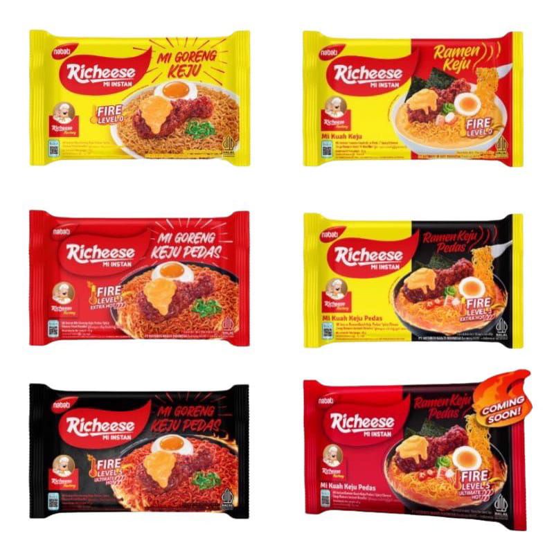 Mie Richeese Mi Instan - All Varian Level 0-5
