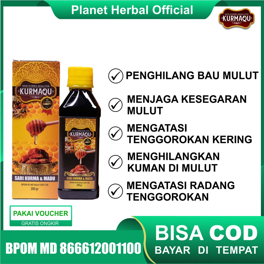 Obat Penghilang Bau Mulut Herbal KurmaQu Solusi Atasi Nafas Tidak Sedap Sekaligus Pencegah Bau Mulut