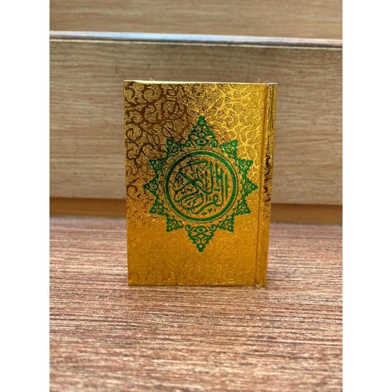 ALQURAN DAN TAJWID TANPA TERJEMAHAN UKURAN A7 ( SAKU ) EMAS HARD COVER