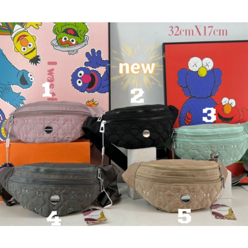 sg032 waistbag wanita import sighmon/ tas pinggang wanita