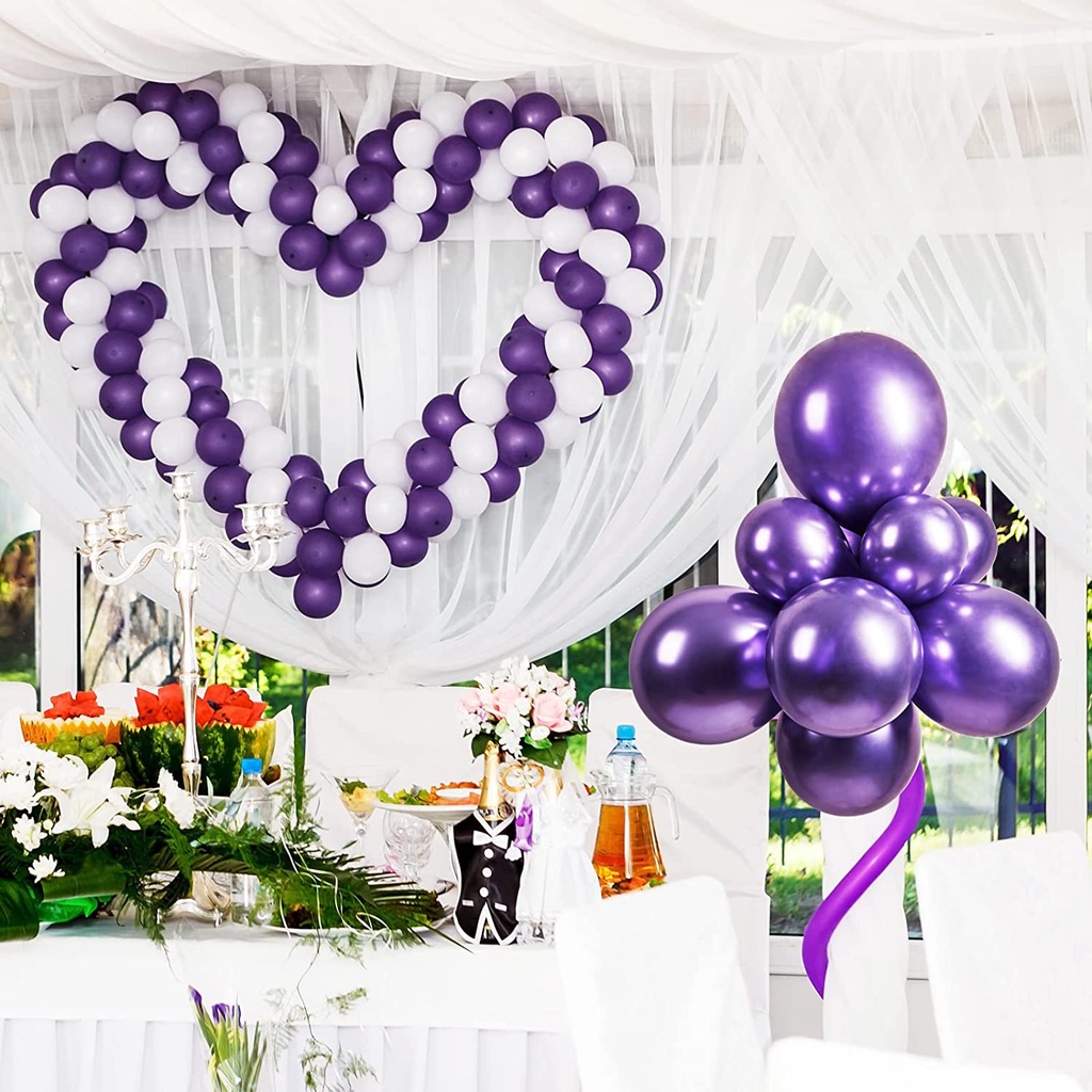 ITSOK BALON LATEX METALIK 12INCH / BALON PESTA ISI 50PCS/PERLENGKAPAN PESTA/BALLOONABLE/BALON BIRTHDAY/ABALONE/PARTY GIFTS