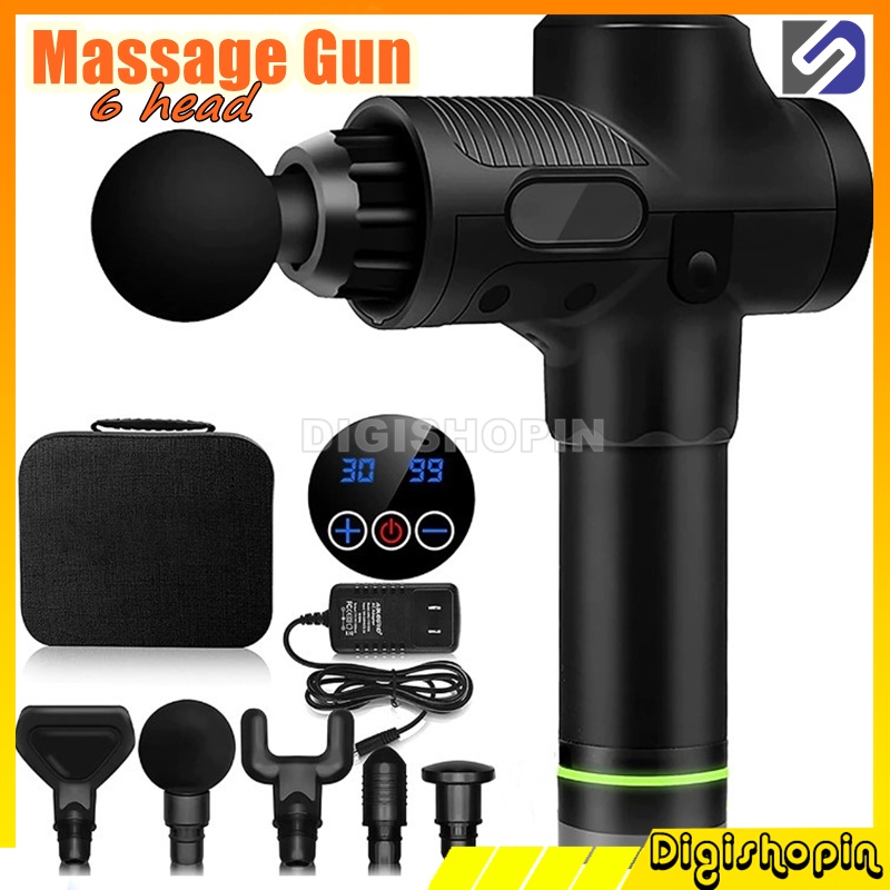 BACO Rlaxyoo Alat Pijat Elektrik Pundak Punggung Tangan Massage Gun Otot GYM Fitnes Aerobic Yoga Pow