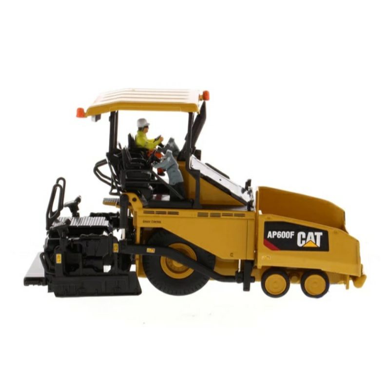 Diecast Miniatur Alat Berat Asphalt Paver Cat AP600 Caterpillar Aspal Skala 1/50