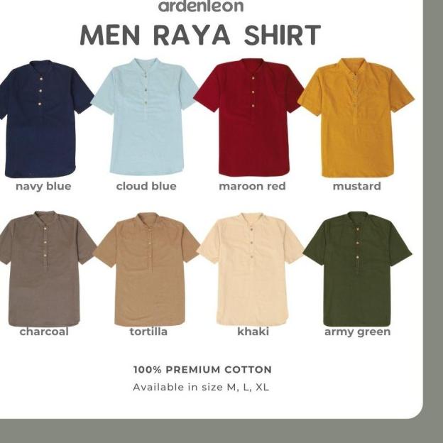 Ardenleon - Men Raya Shirt - MEDIUM, TORTILLA