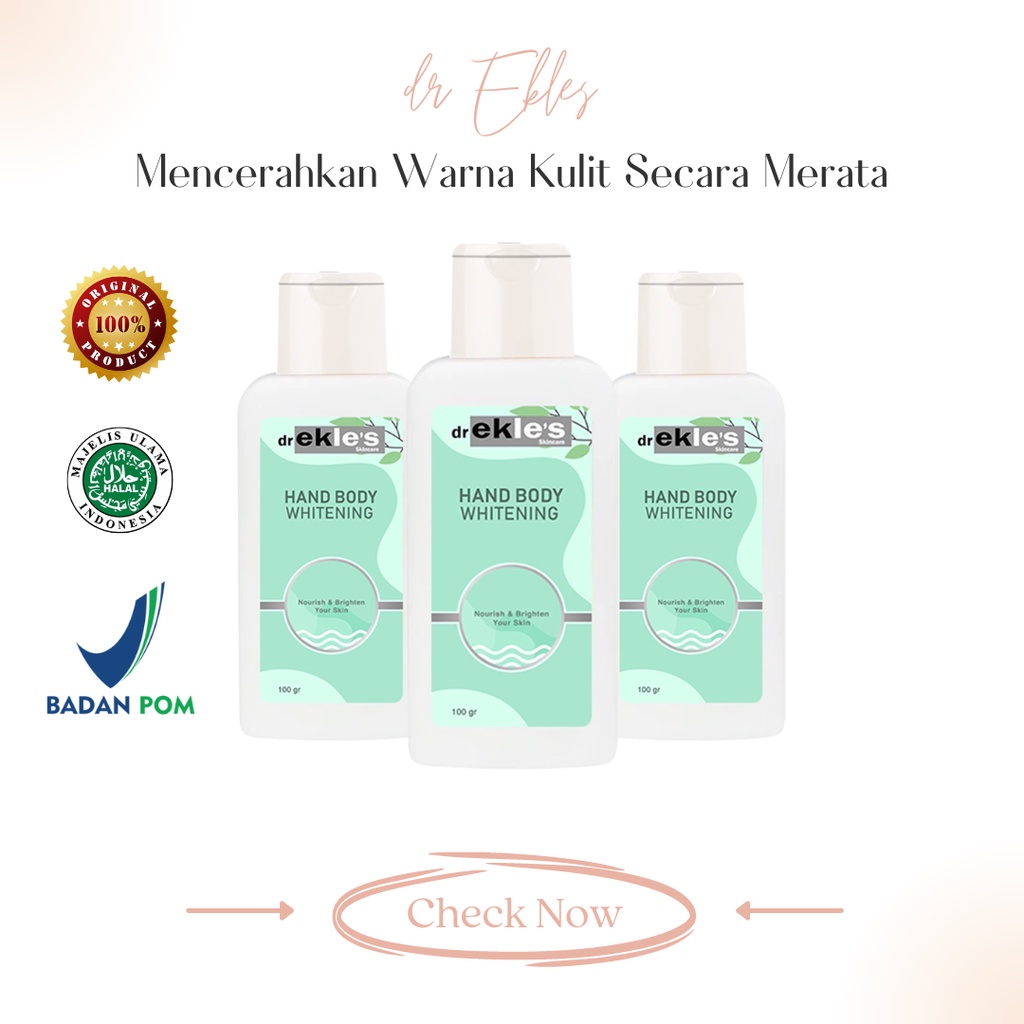 dr Ekles Skincare - Handbody Whitening