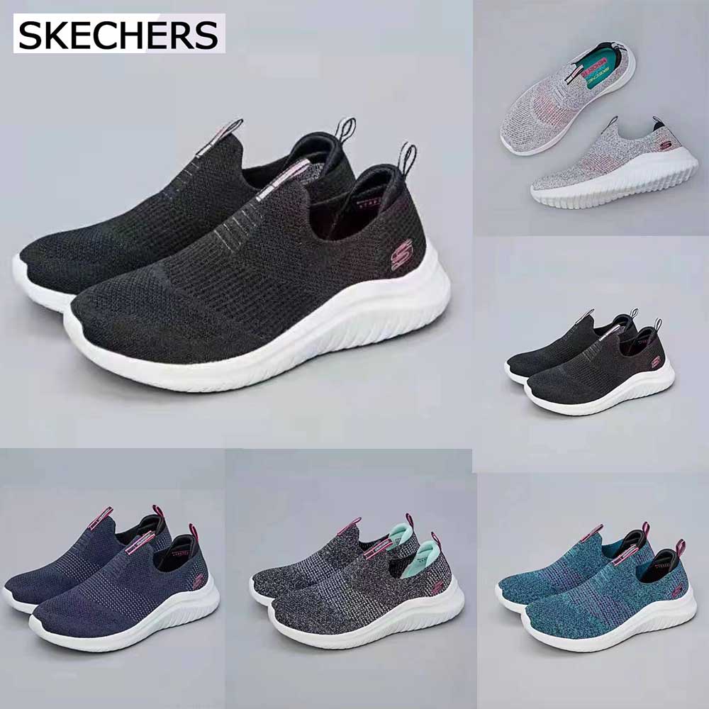 SKECHERS  sepatu  wanita tanpa sepatu sneaker shoes wanita slip