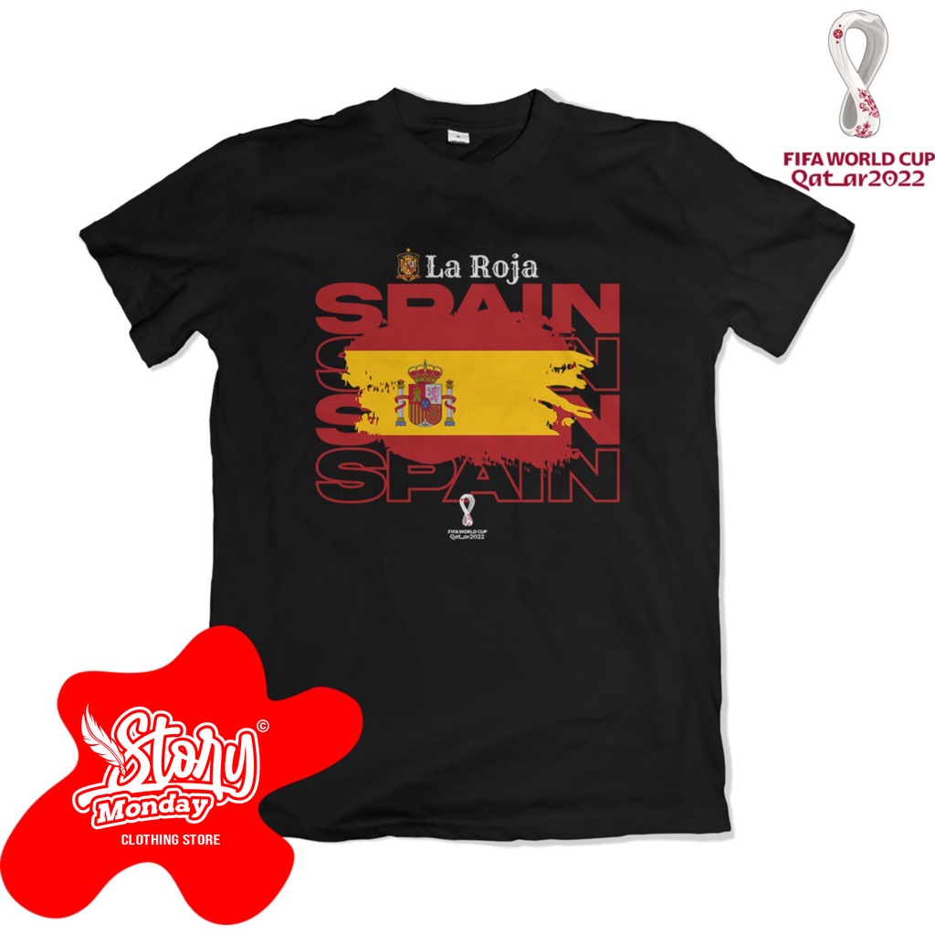 Kaos Piala Dunia 2022 Spain La Roja Spanyol World Cup 1349