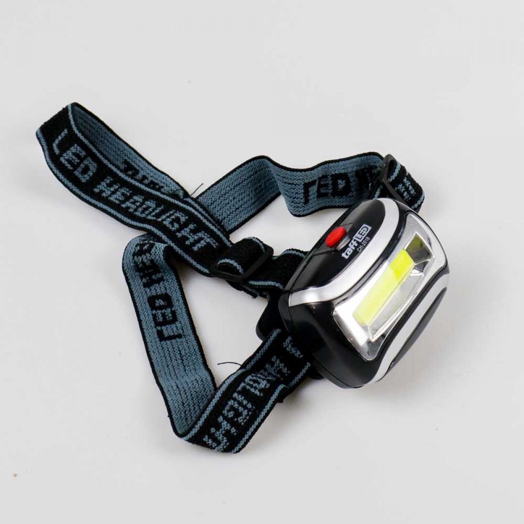 Senter Kepala Headlamp Flashlight Waterproof LED 3 Modes COB