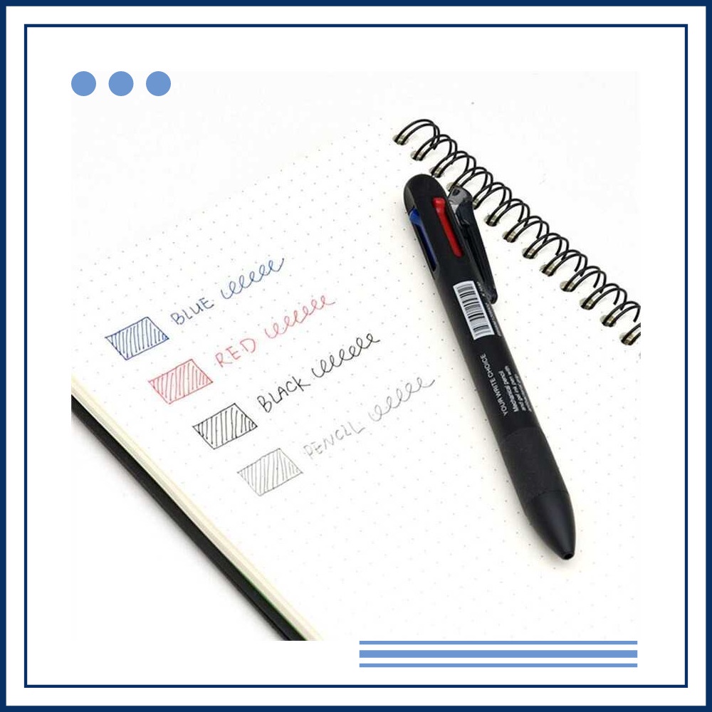 

Murah KACO MODULE 4in1 Pena+Pensil Mekanik 0.5mm - K1030 (Black Blue Red Ink) Keren