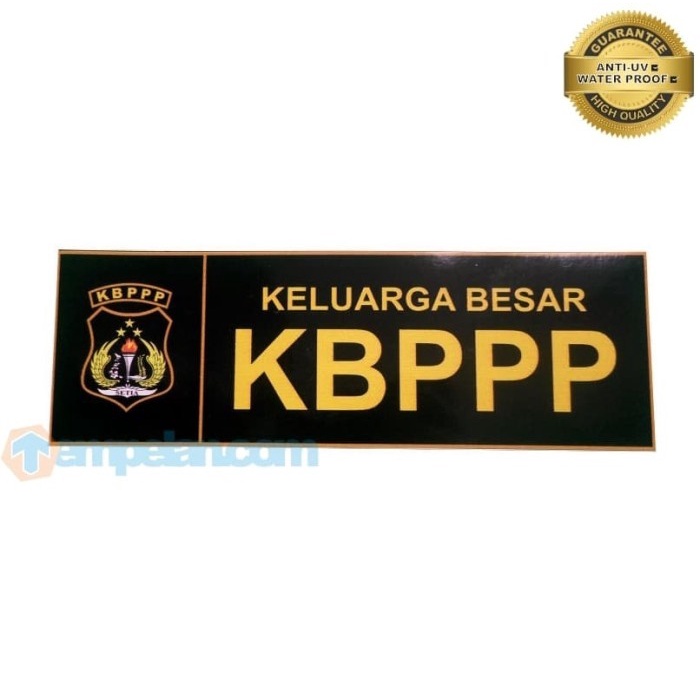 STIKER KELUARGA BESAR KBPP-POLRI
