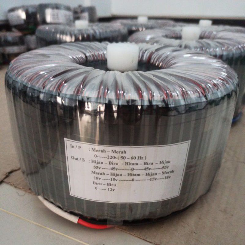 trafo toroid donat 30a ct55v..45v