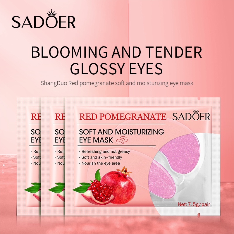 SADOER Eye Mask Essence Moisturizing Lembut lan Halus Perbaikan Kerut Lingkaran Gelap Patch Mata