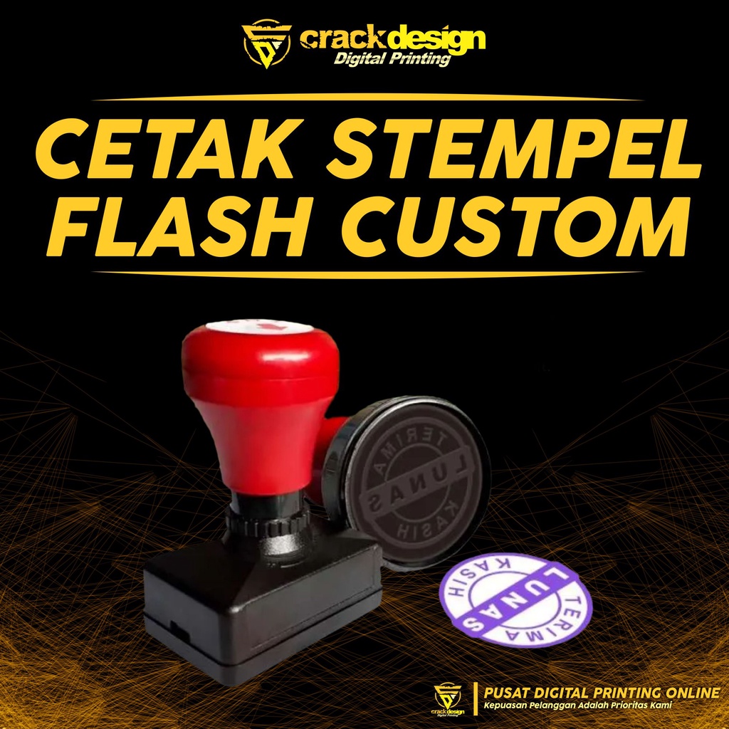

CETAK STEMPEL CUSTOM OTOMATIS STEMPEL FLASH CETAK SETEMPEL PRINT STEMPEL NAMA STEMPEL LUNAS NOTA CRACKDESIGN
