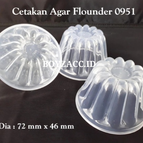 Cetakan Ager Mini 0951 Green leaf cetakan putu ayu flounder 0951 1pcs satuan