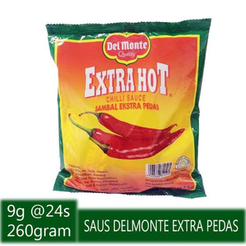 

Saos delmonte extra hot sachet 24pcs
