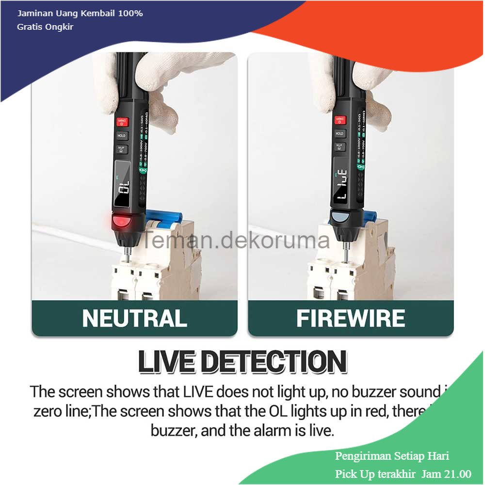 TD- PR2 ANENG Digital Multimeter Voltage Tester Pen - A3008