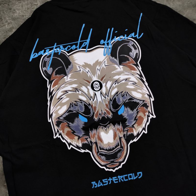 KAOS T-SHIRT ORIGINAL BASTERCOLD ( BEAR HEAD ) BESTSELLER VARIAN WARNA