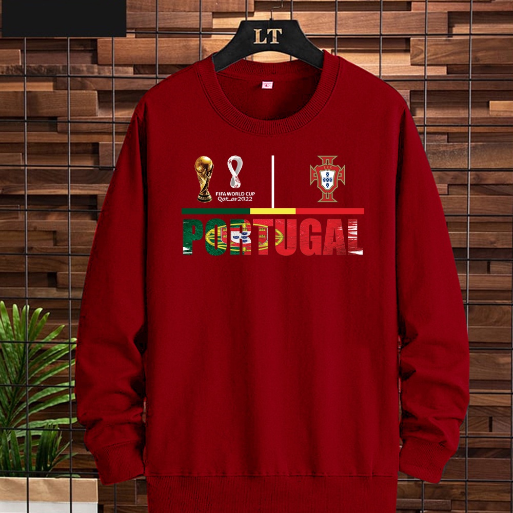 SWEATER PRIA / WANITA /UNISEX EDISI KHUSUS PIALA DUNIA 2022 PORTUGAL
