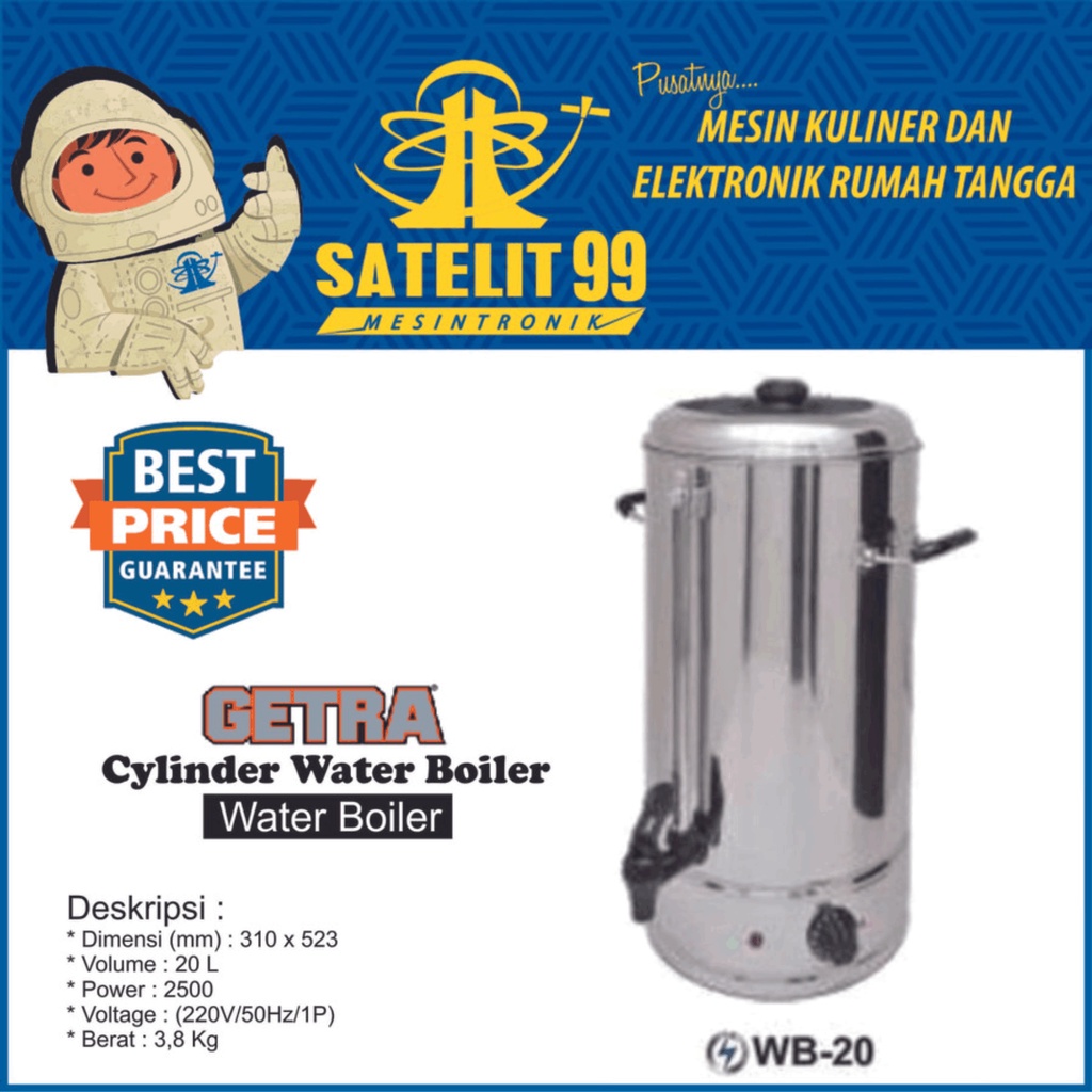 GETRA WB-20 Cylinder Water Boiler