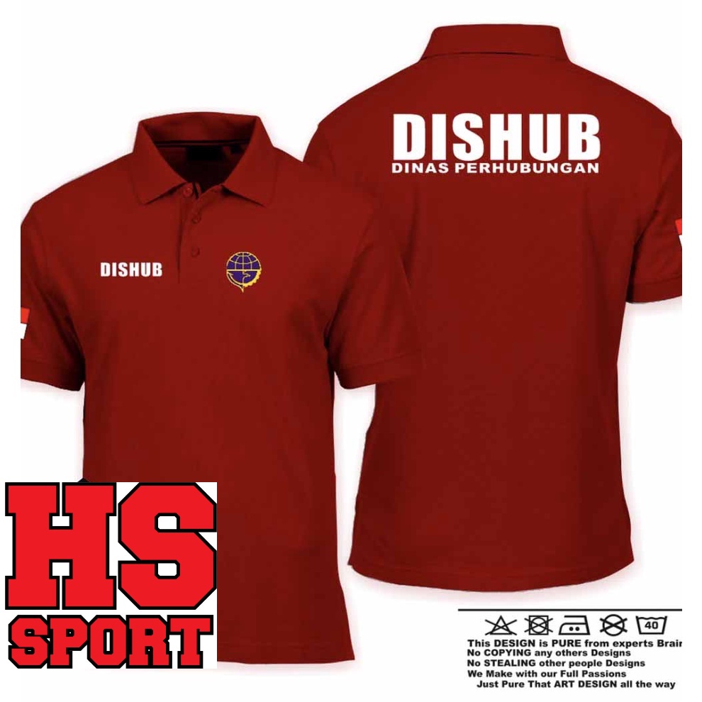 Polo DISHUB DINAS PERHUBUNGAN - BAJU polo Dishub - Kaos DISHUB - Baju kerah DINAS PERHUBUNGAN