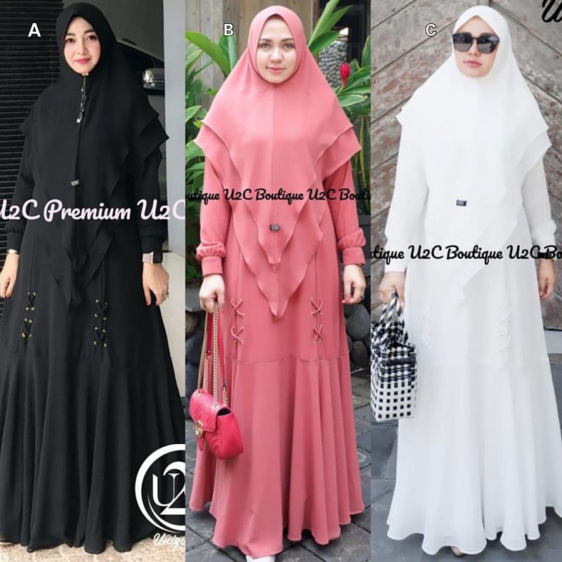 Dress / Maxy Zara Bkk Green bangkok / JANNAH SYARI FAV COLOUR PART 2 BY U2C / JANNAH SYARI NOV BY U2