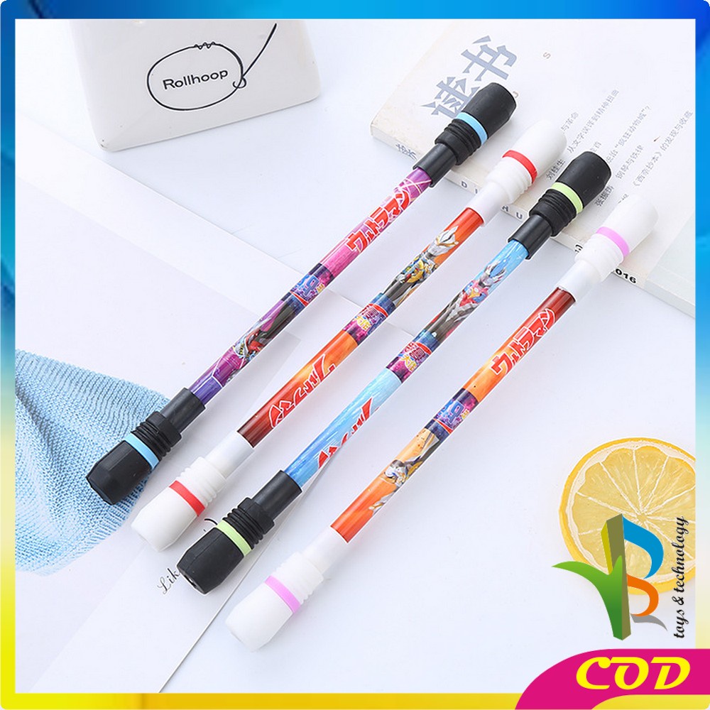 RB-A38 Spinning Pen Pulpen Putar Karakter Anti Stress / Pena Pulpen Putar Mainan Anak Pen Spinner Balance