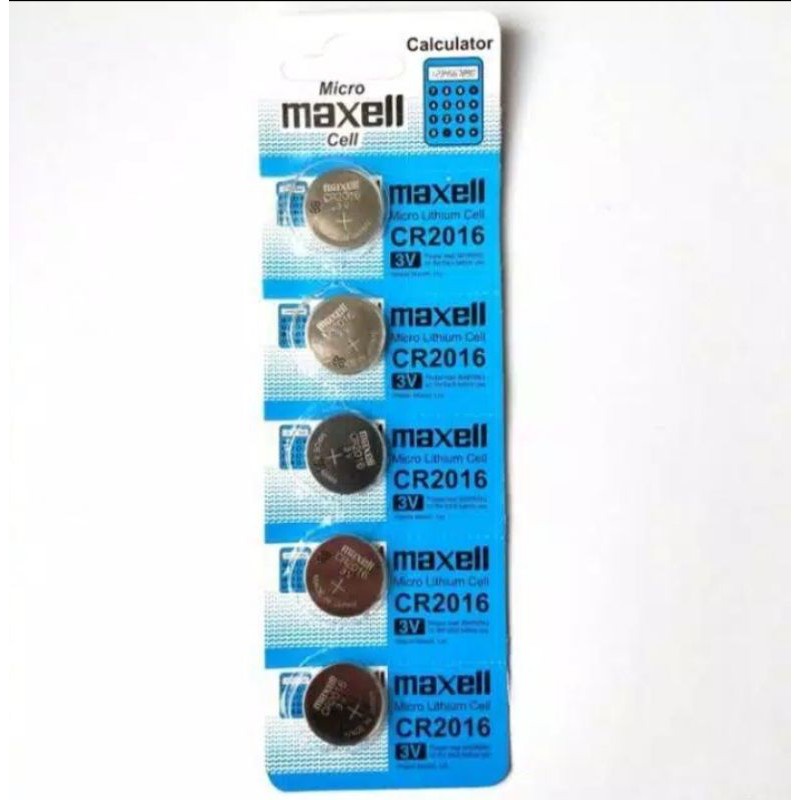baterai maxell cr2016 per pcs maxell cr2016