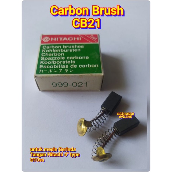 CB21 Carbon Brush Arang Sepul Mesin Gerinda Hitachi Ori