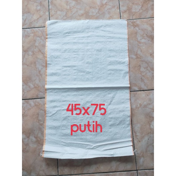 

karung beras 25 kg ukuran 45x75 cm