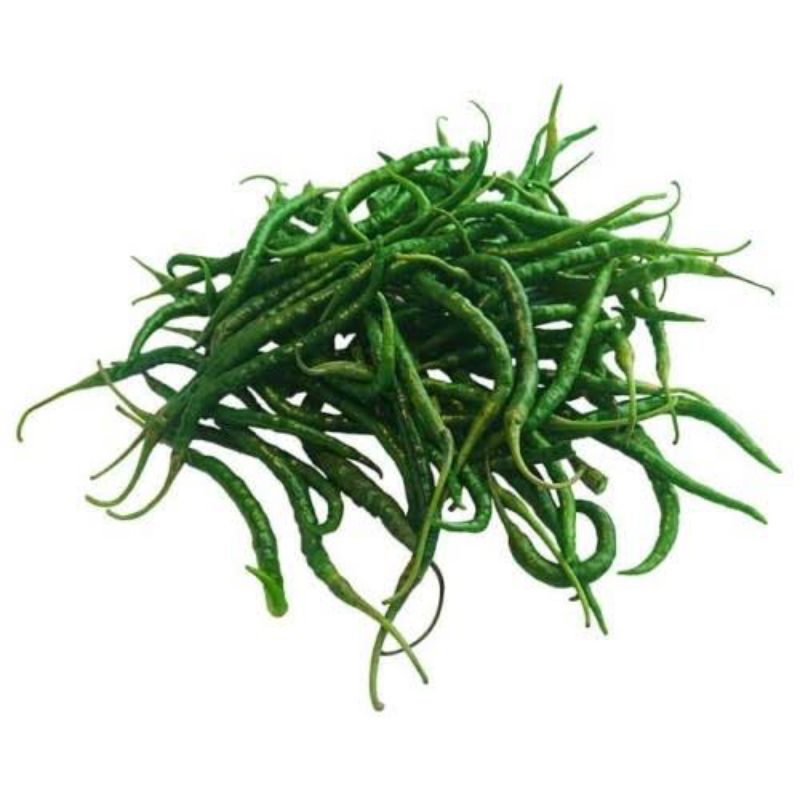 

Garansi..! cabe kriting hijau / cabai keriting hijau ( 100g - 500g )
