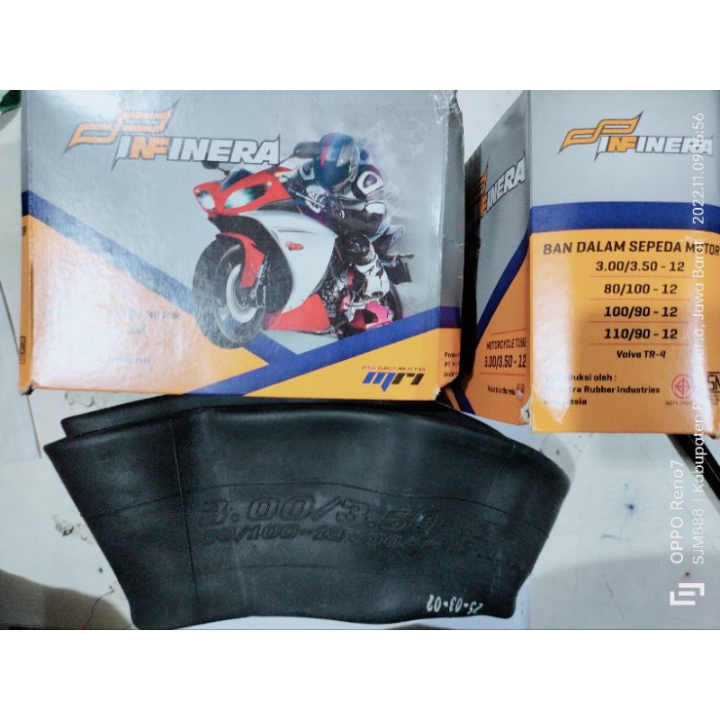 ban dalam motor scopy new/freego 110/90 ring 12