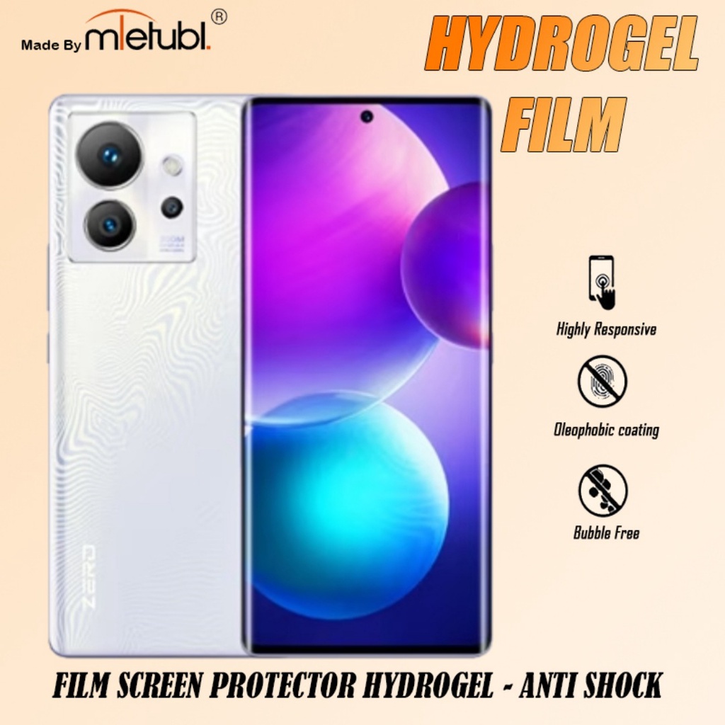 Infinix Zero Ultra Anti Gores Hydrogel Film Bukan Tempered Glass - Clear